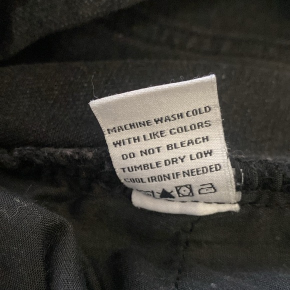 PRINCESS POLLY HOLLY ASYMMETRIC STRAIGHT LEG JEAN BUTTON FLY BLACK DENIM SIZE 6 - Picture 12 of 16